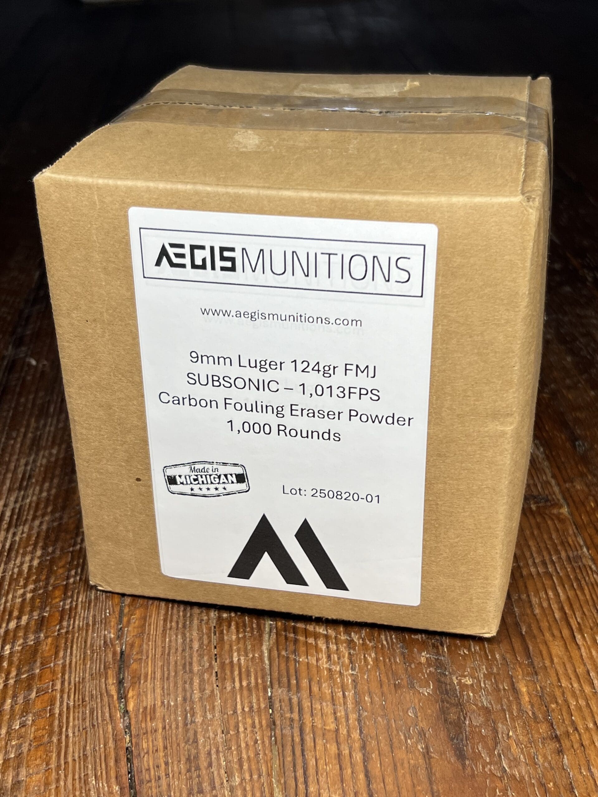 9mm Luger 124gr FMJ - 1000 rds